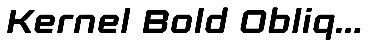 Kernel Bold Oblique
